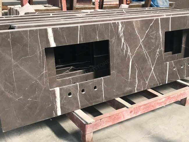 Pietra Grey Marble Countertops&Vanity Tops