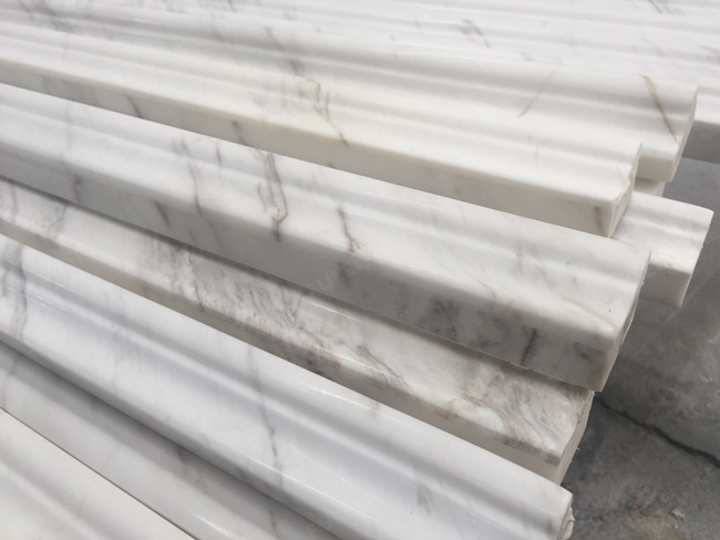 Customized Volakas Marble Tiles for Window Sill