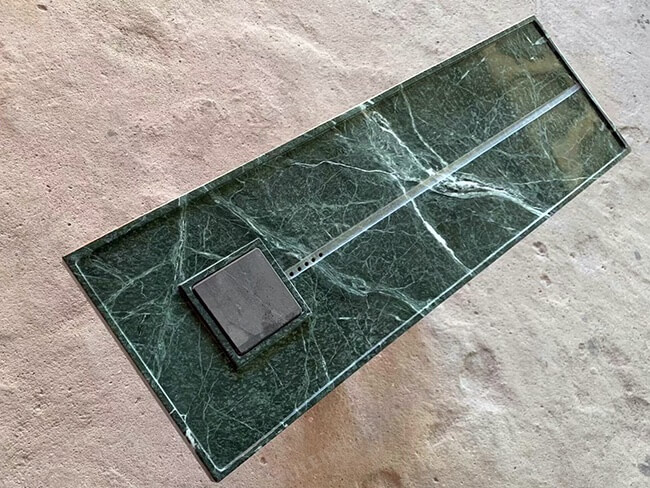 High Quality Polished Expresso Green Marble Slabs