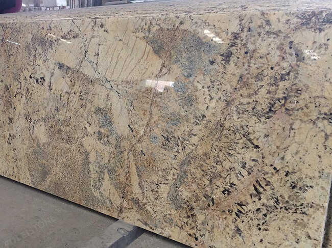 prefab polished golden milk granite countertops (4)