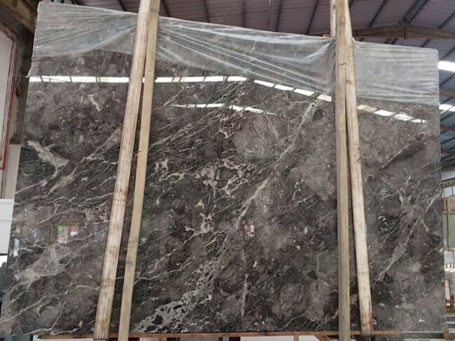 polished romantic grey marble slabs (3)