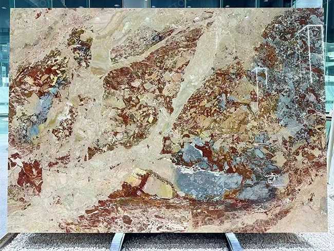 Breccia Monet Marble Slab