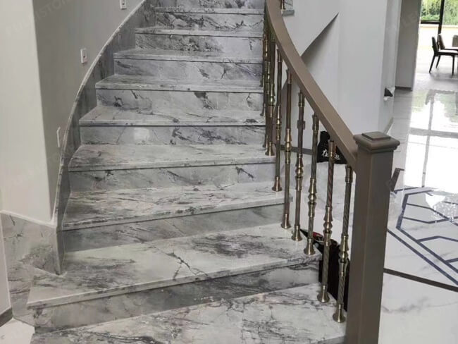 Super White Tiles for Stairs &amp; Floors &amp; Walls