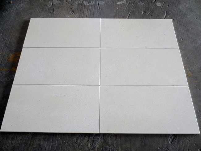 Honed White Limestone Tiles