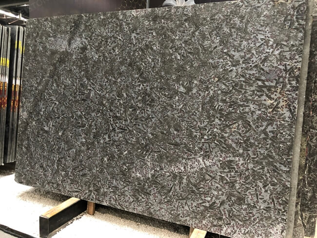 Luxury Natural Antiqued Meteorite Granite Slab