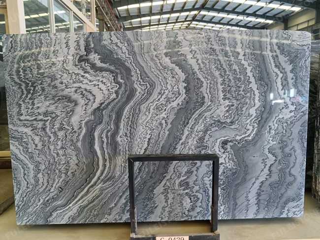 French Wood Marble Slab