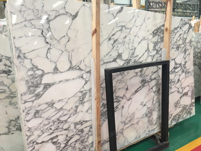 Bookmatched White Arabescato Marble Slabs Wholesale