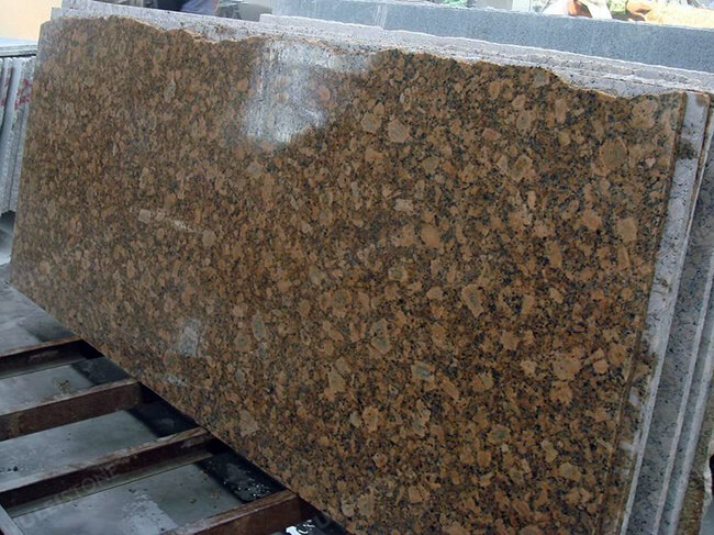 polished giallo fiorito granite big slabs (7)