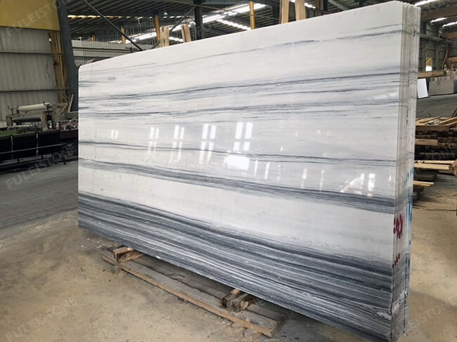 polished snow wood marble slabs (3)