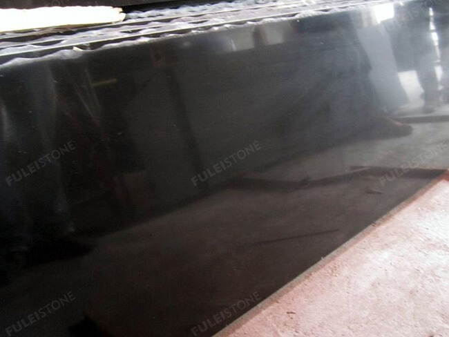 Good Quality Polished Absolute Mongolia Black Granite Slabs