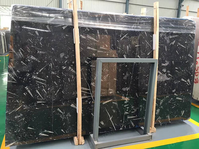 Fossil-Black-Marble-Slabs