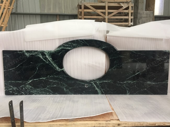 Dark Green Marble Vanity Tops (1)