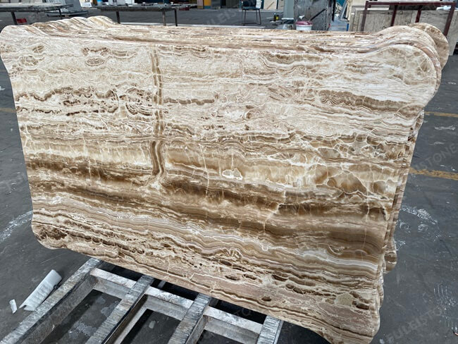 Onyx Travertine Table Tops