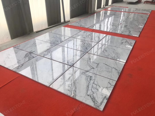 Polished Elegant Gold Marble Slab for Cut-to-size