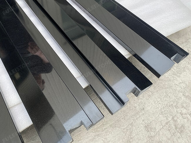 polished pure black granite door threshold (5)