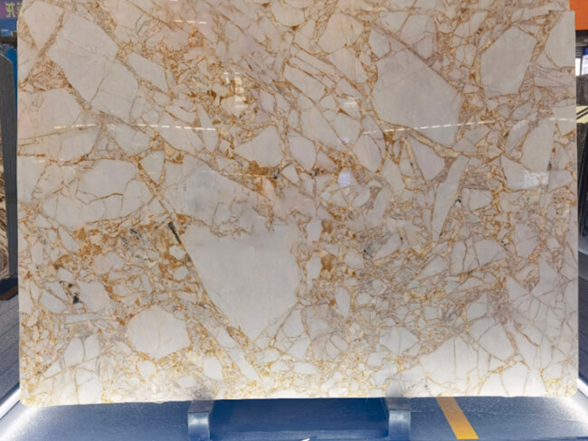 Bvlgari Gold Marble Slabs