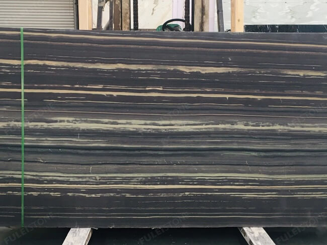 Natural Polished Elegant Wooden Marble Slabs