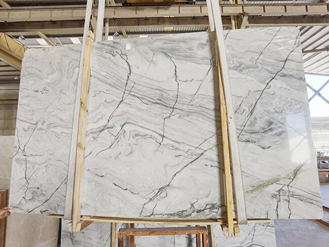 Good Price Polished Kuga White Marble Slabs