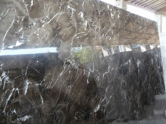 High Quality Polished China Dark Emperador Marble Slabs