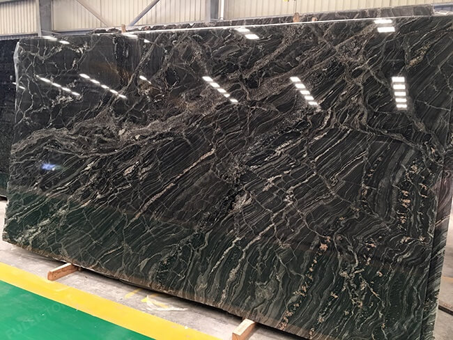 High Quality Polished River Black Granite Big Slabs