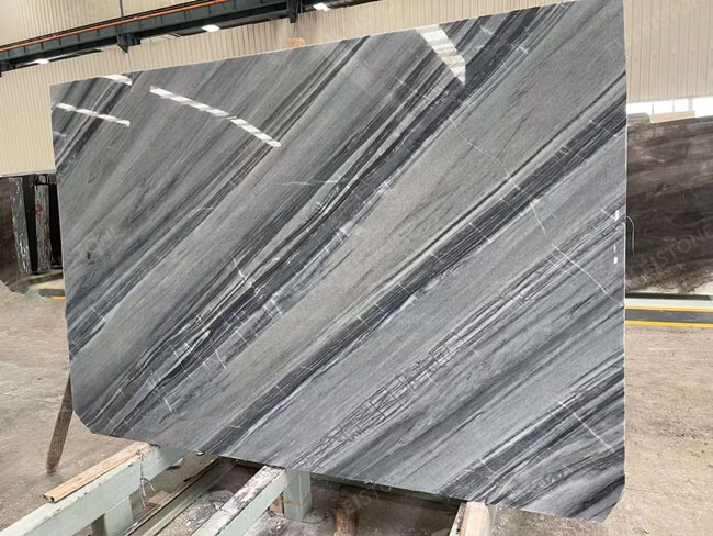 Wave Grey Marble Slab