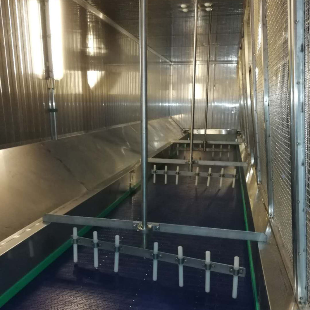 3000kg/H IQF Pineapple Fluidized Bed Freezer