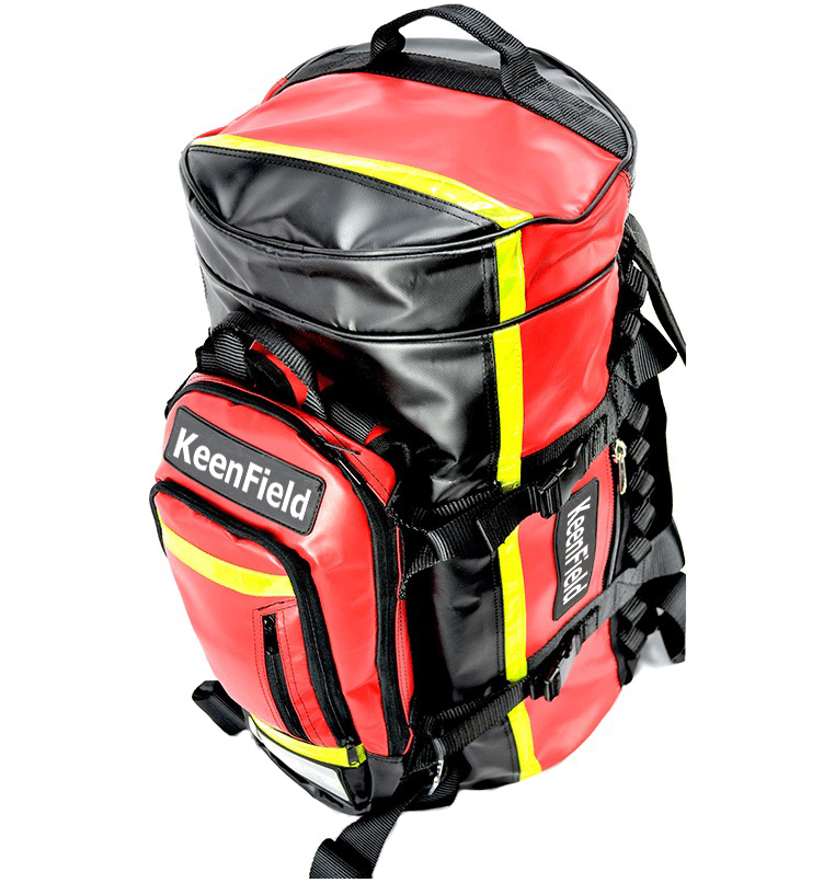 Firefighter Compact Carry On Luggage Duffel Backpack