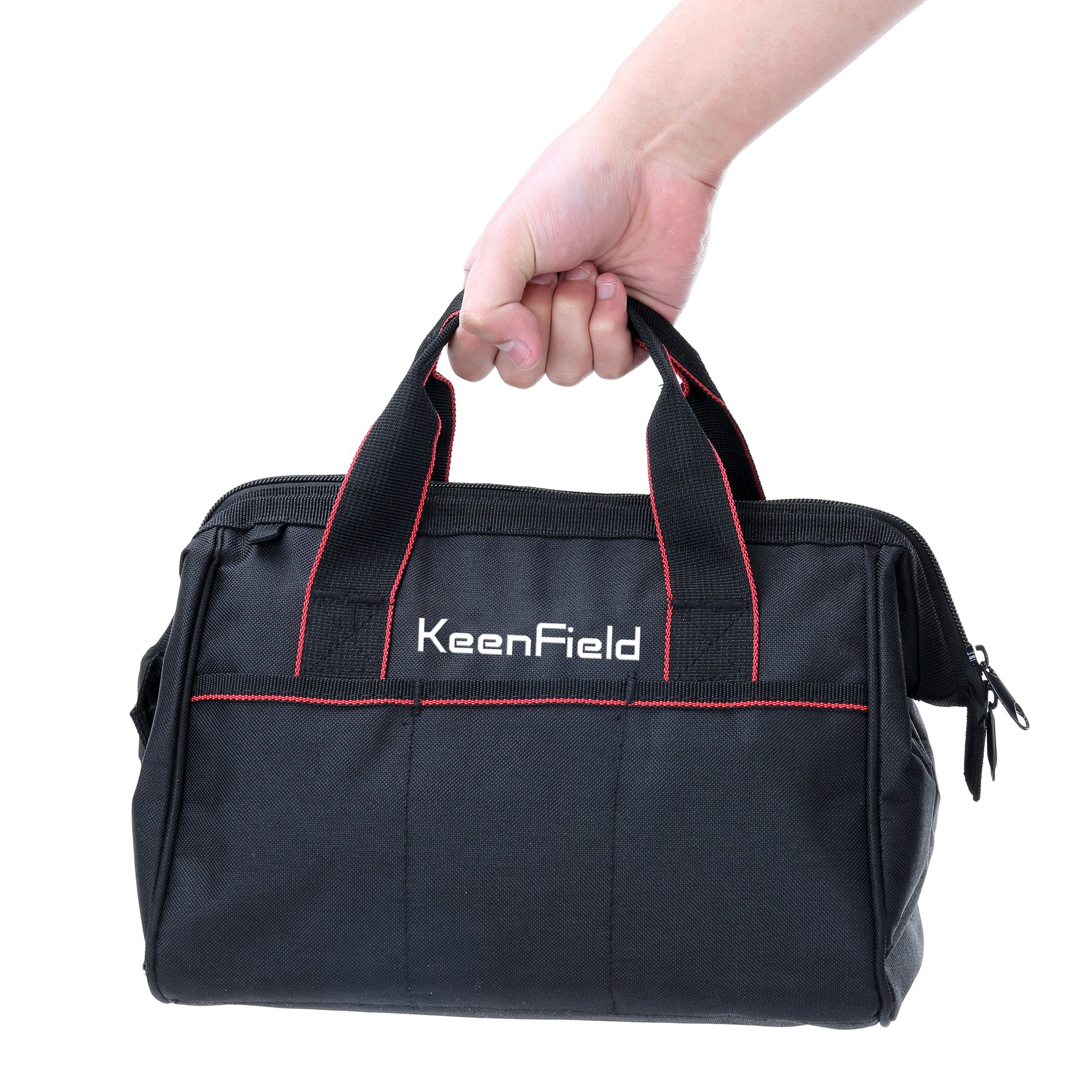 12 Inch Customized Small Soft Tool Bag With Big Mouth