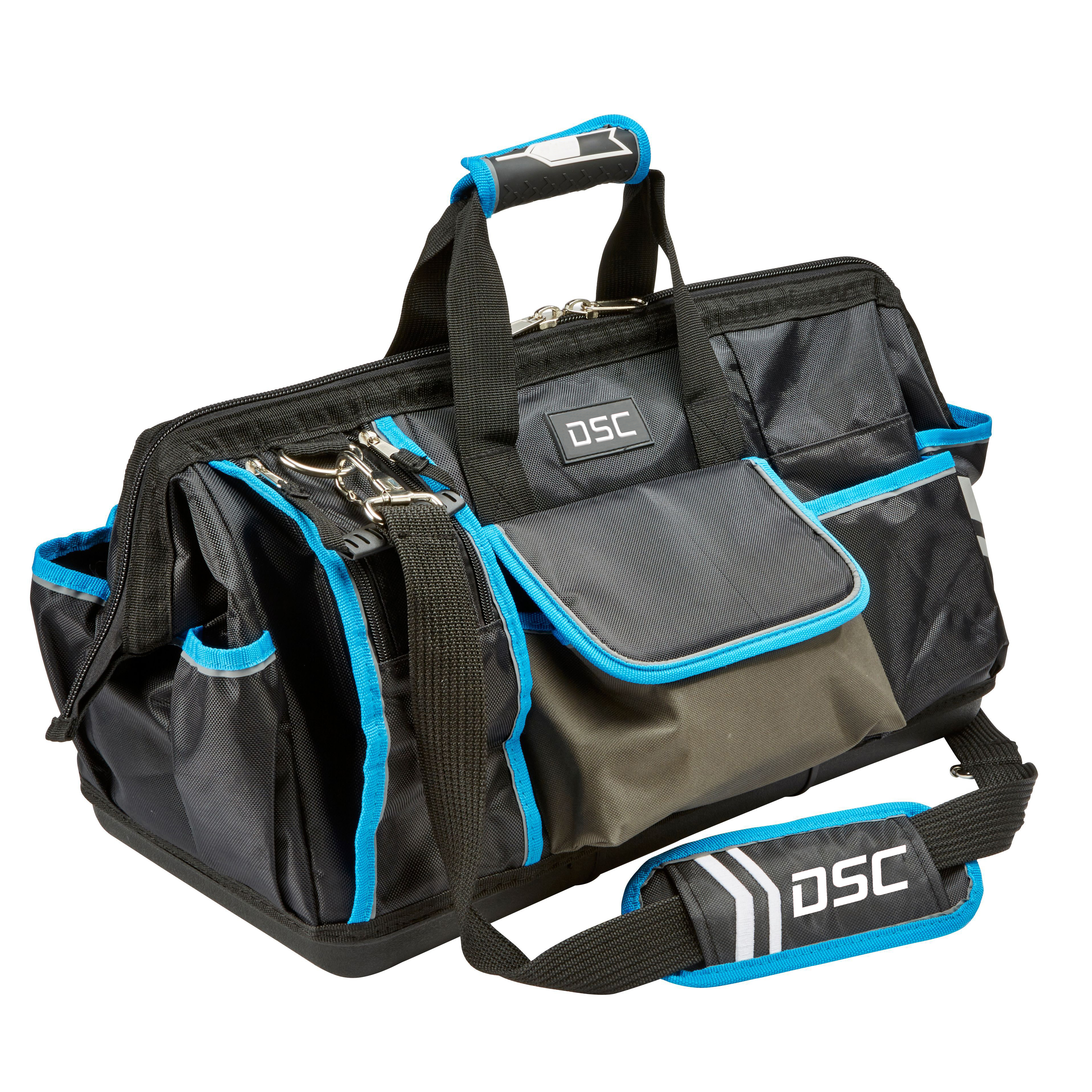 High Quality Waterproof Engineer Heavy Duty Electrician Tool Bag with Plastic Bottom