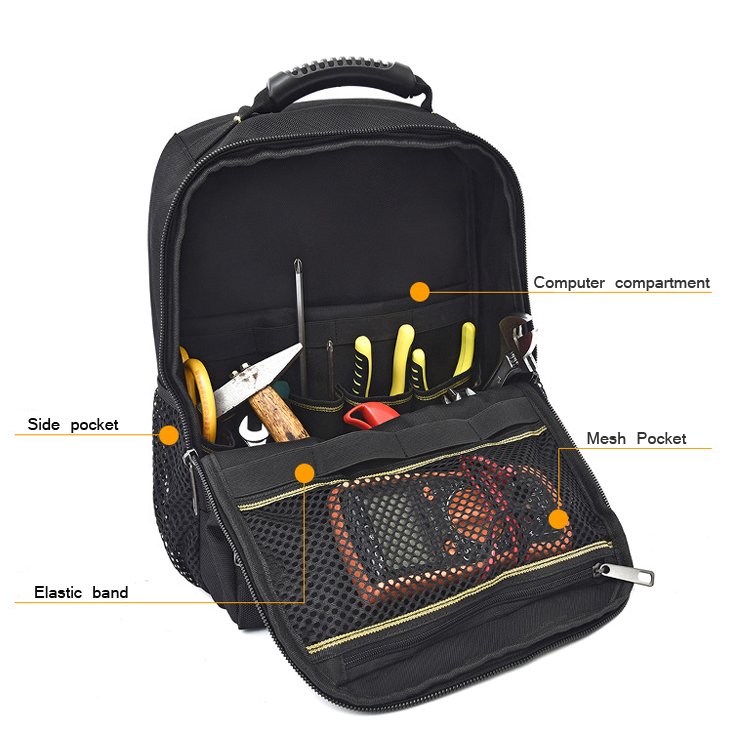 Rigid Tools Backpack With Gigid Bottom