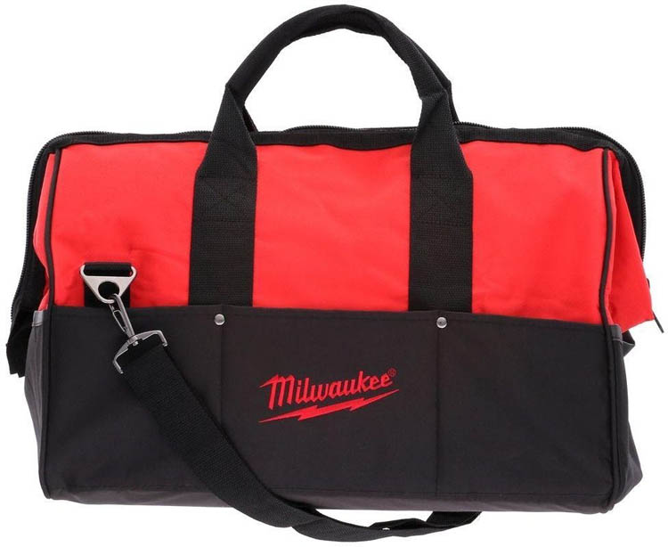 Red Multi-Use Pockets 600D/Pvc Polyester Tool Bag For Plumbers