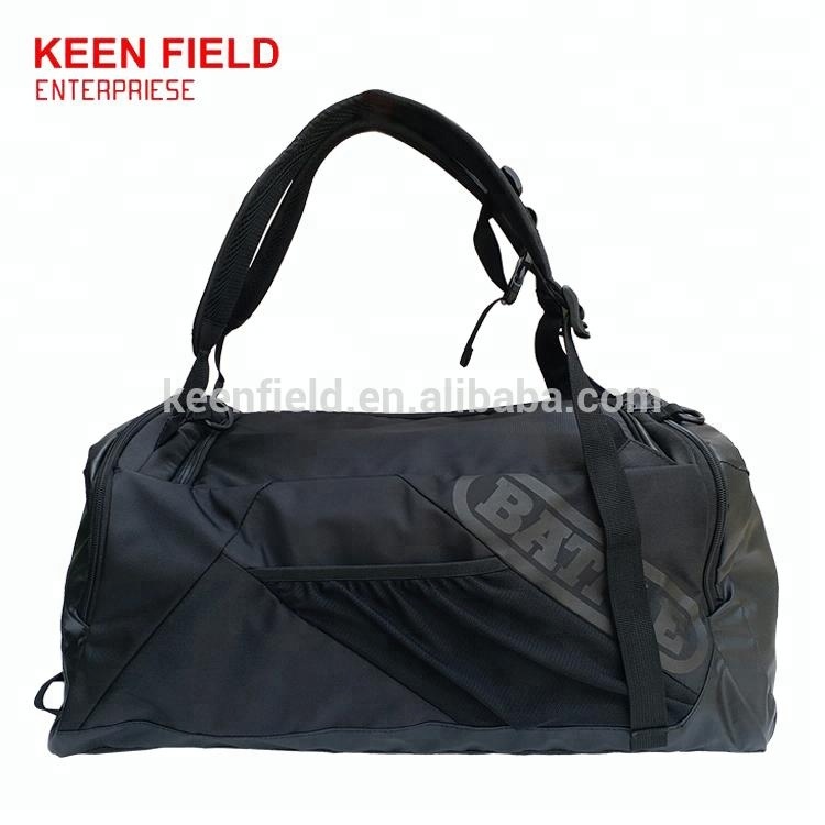 Eco-Friendly Materials Men Sports Bag With Shoes Compartment 3 Ways Carry