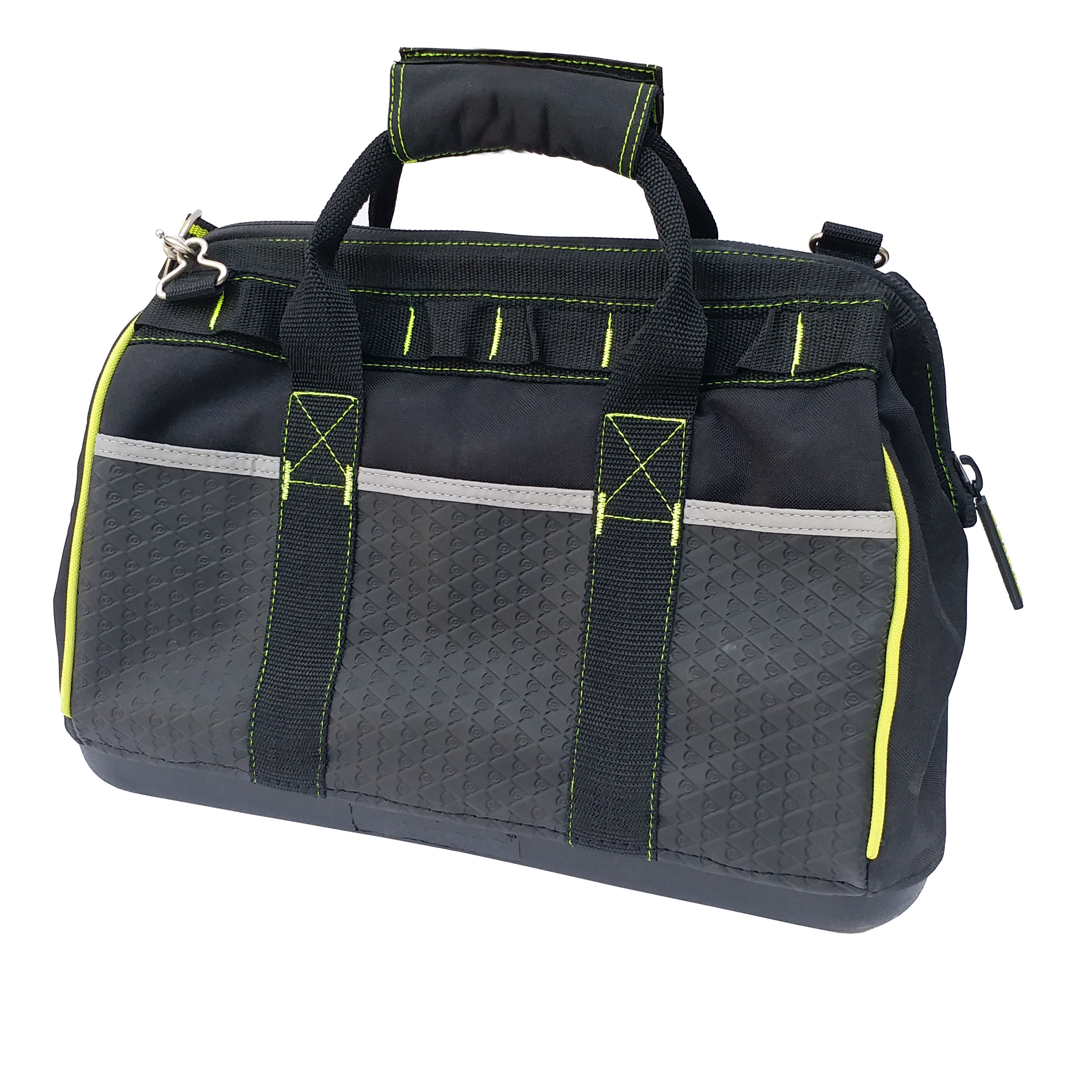 Wholesale Hard Bottom 600D Polyester Tote Electrician Tool Bag