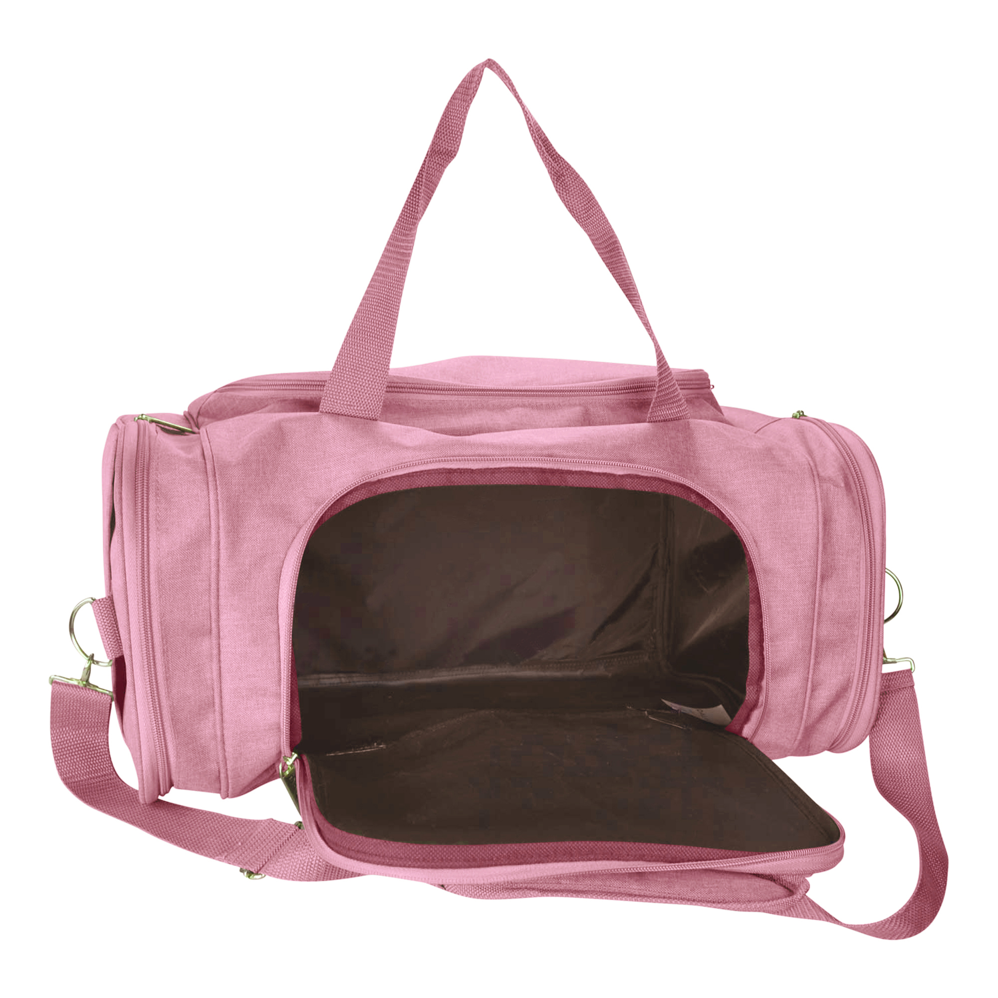 Fashion Custom Logo Luxury Sport Gym Waterproof Luggage Travel Duffel Bags Women Pink Duffle Bag