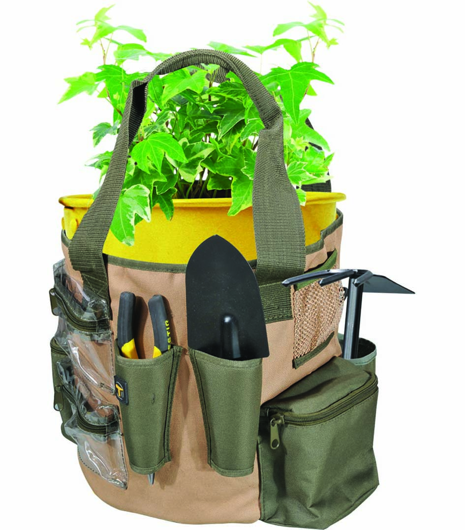 Portable tool storage organizer bag bucket garden tool bag