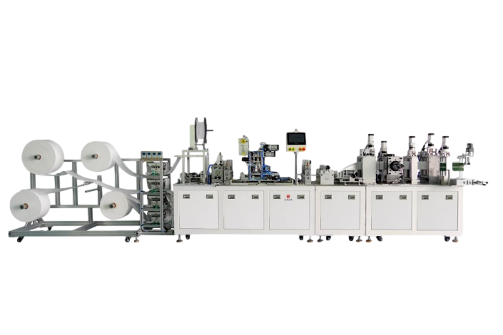 KN95 Fully Automatic High-speed Folding Mask Machine(100-120 Pcs/Min)