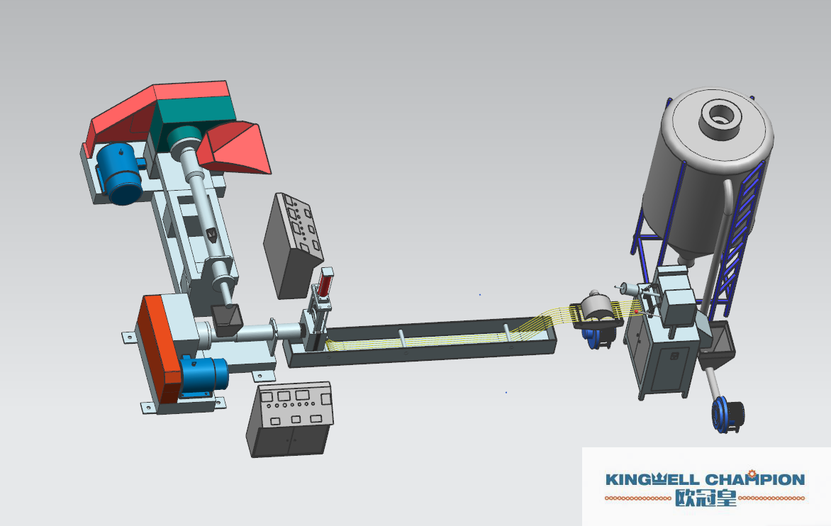 Side feed Recycling machine 