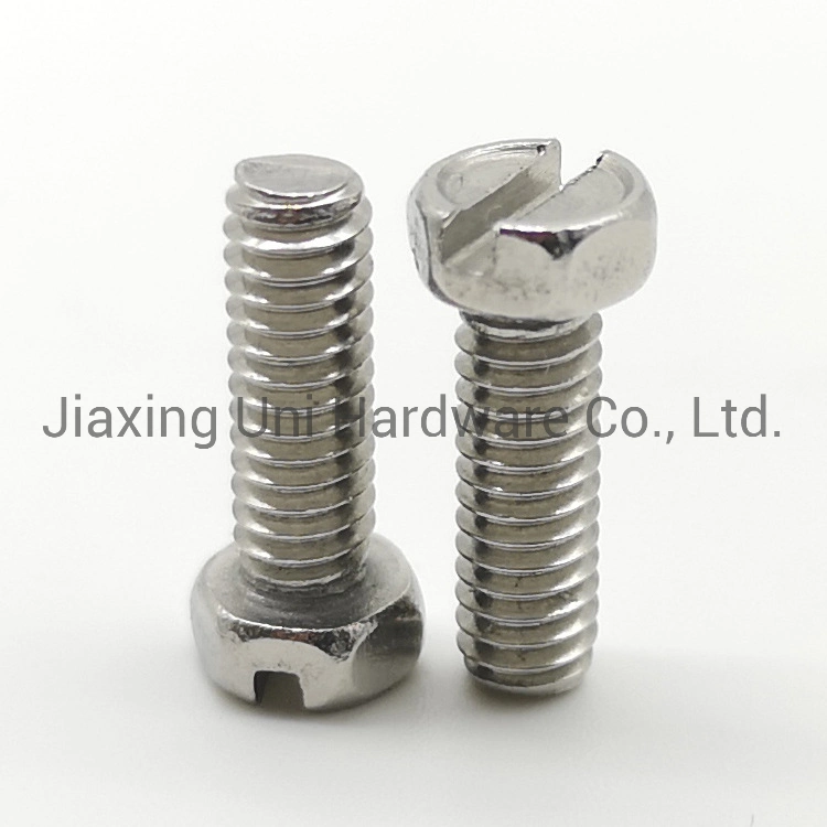 Fastener/Screw/Machine Screw/Slotted Hex Head Screw/Hexagonal Head/Zinc Plated/304/316