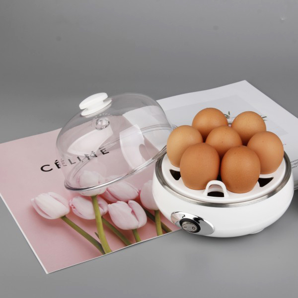 7 eggs Rapid Egg Cooker with over heat protection and Auto power off function