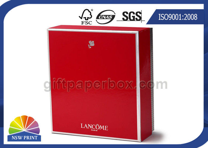 Two Piece Rigid Gift Box Packaging , Full Color Printing Square Paper Rigid box