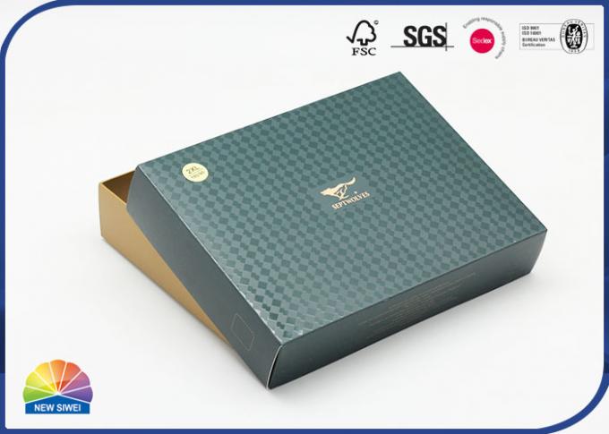 350gsm Cardboard package Folding Gift Box With customized Logo 0