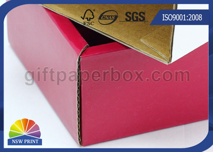 High End Corrugated Carton Box for Hair Straighten Product , Hair Extension Packaging Box