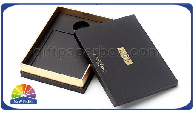 Upscale Custom Rigid Paper Gift Box Packaging Hot Stamping For Cosmetics 0