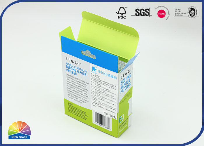 Medication Packaging Printed Folding Carton Box Reverse Uv Coating