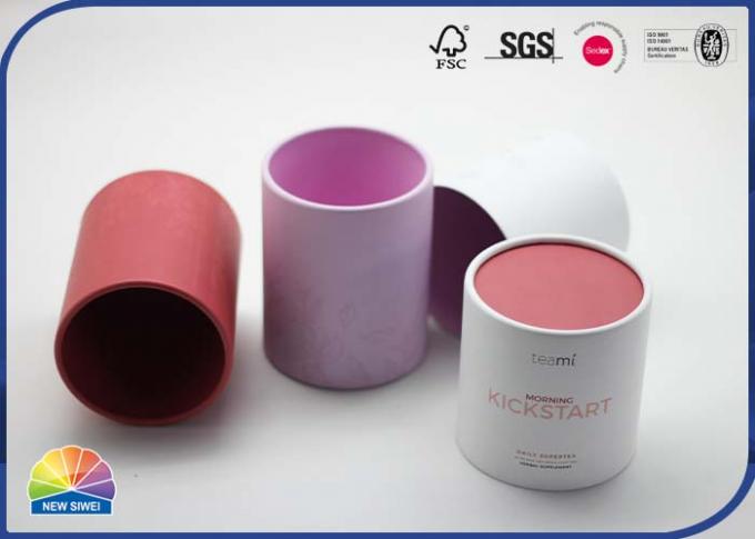 Cylindrical Essence Cosmetic Set   Paper Packaging Tube Customized Color Logo 0