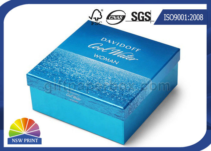 UV Ink Printing Metallic Rigid Paper Box Packaging for Cosmetics , Gifts , Cigarettes