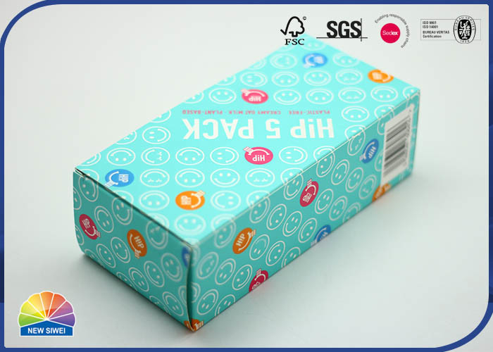 Spot UV C1S Folding Box Candy Package Customized Die Cut Window