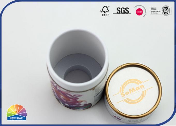 Matte Lamination Custom Print Syrup Paper Packaging Tube 0