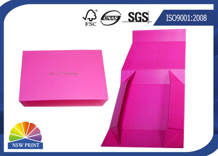 Custom Rectangle Printed Paper Storage Boxes For Shoes Or Garment