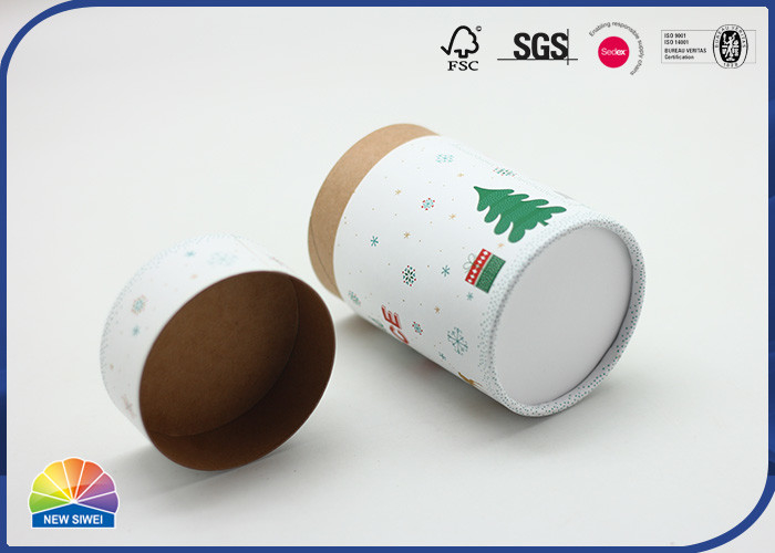 4c Print Custom Size Paper Packaging Tube Eco Friendly Candle Printing Packing